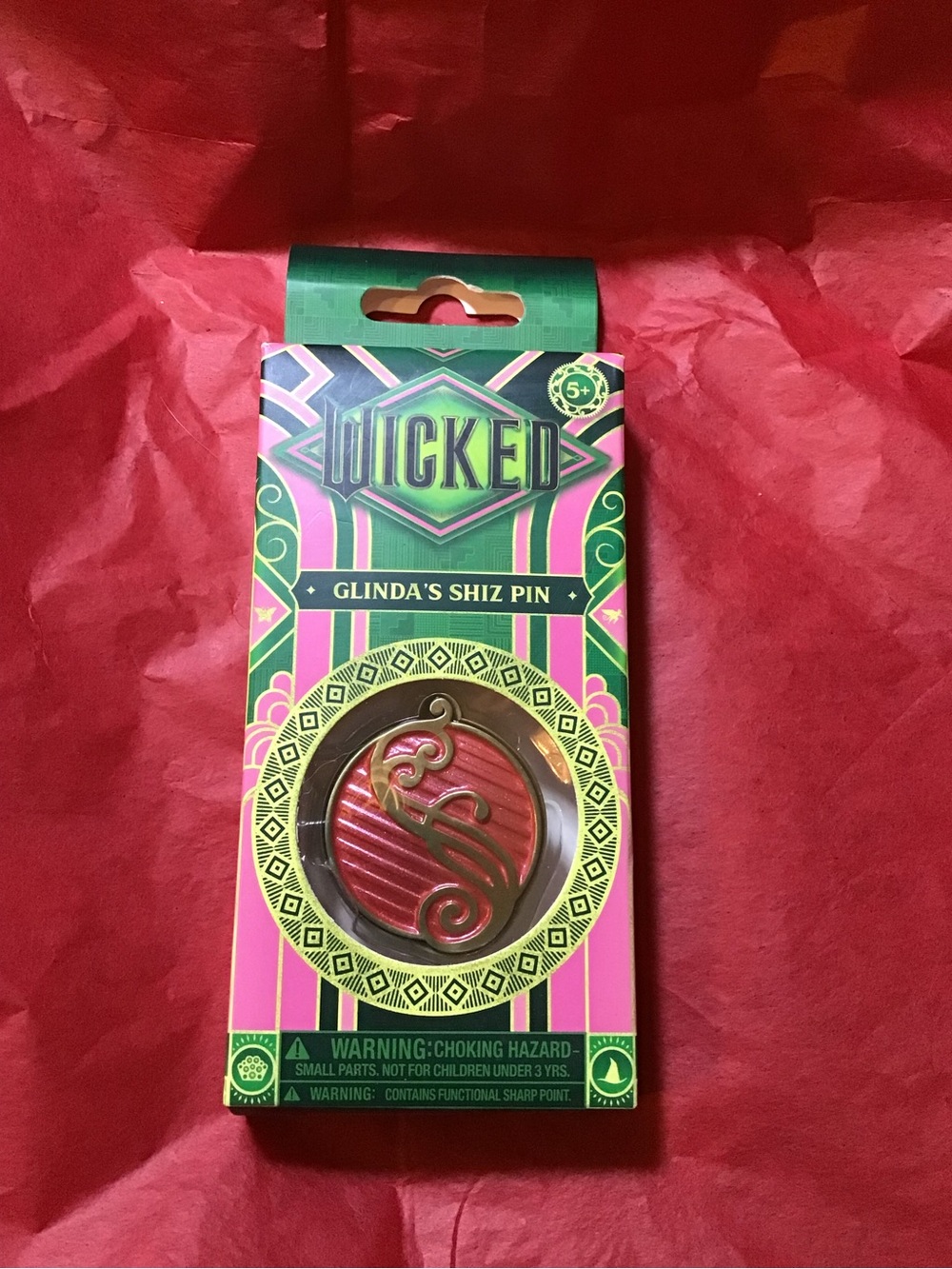 Wicked Glinda’s shiz pin 2024 -New